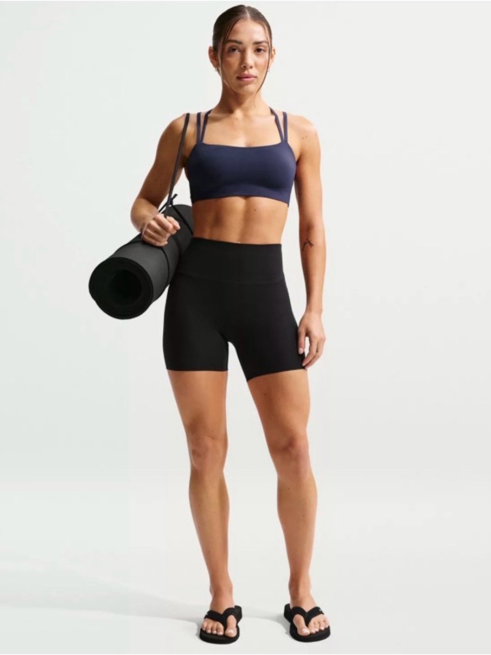 Nike Zenvy‎ High Rise 5" InfinaSoft Biker Shorts Black DQ6003-010